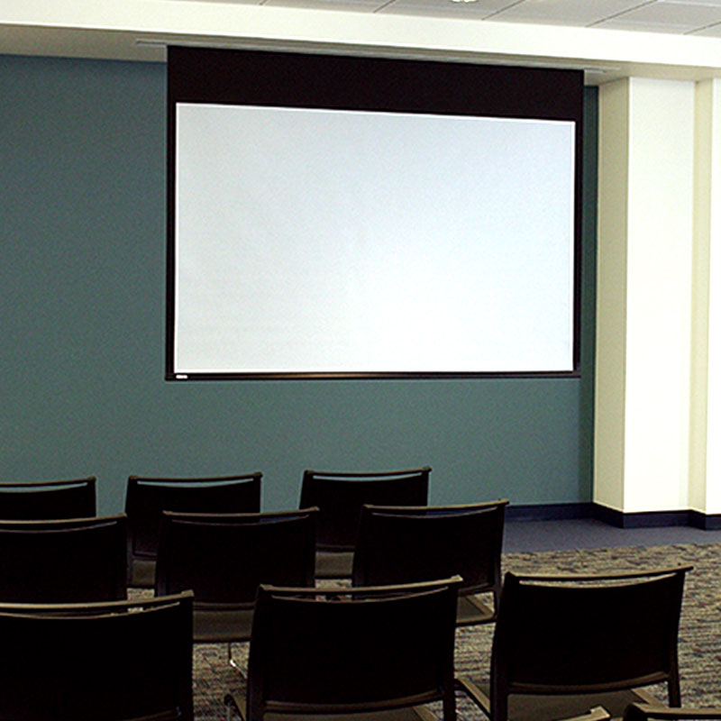 Draper Access E, 10', NTSC, ClearSound White Weave XT900E, 110 V, with Quiet Motor & Low Voltage Controller Projector Screen