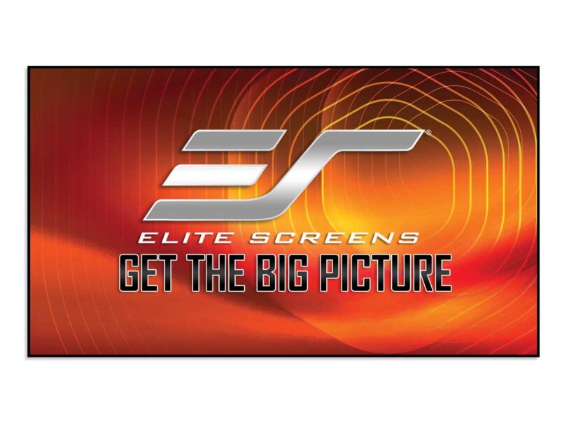 Elite Screens Aeon CineGrey 5D® 123" Diag. 16:9, Ceiling Ambient Light Rejecting (CLR®/ALR) CineGrey 5D EDGE FREE® Fixed Frame Projection Screen, AR123DHD5