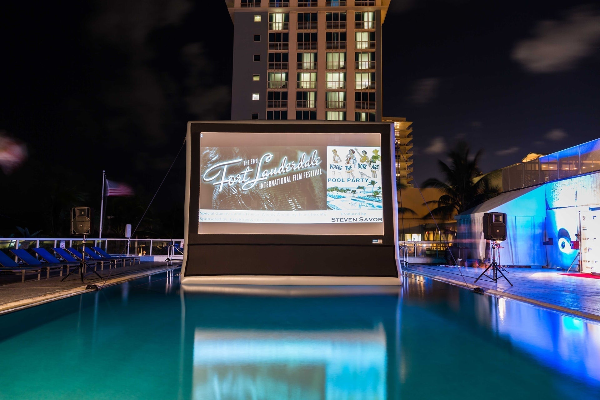 Epic Outdoor Cinema E-SLP40 Premier Slimline Silent 40'x16' Inflatable Screen