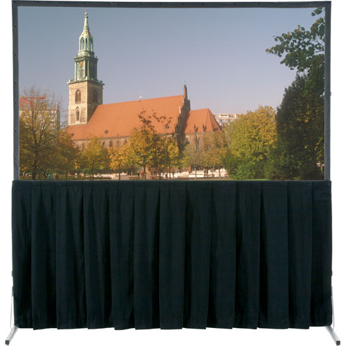 Da-Lite Fast-Fold Skirt Drape 10'1X17'1 UV - Blue Panel