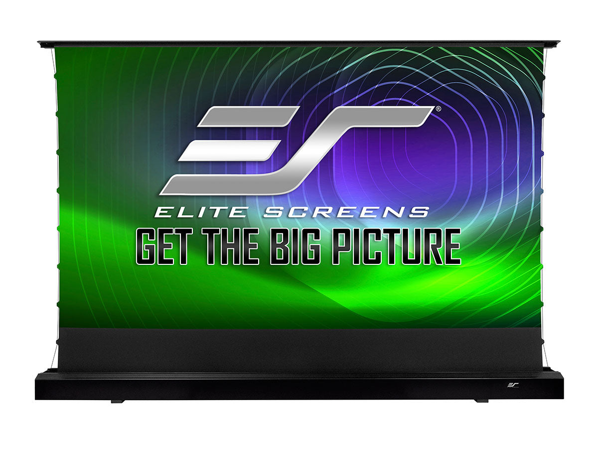 Elite Screens Kestrel Tab-Tension 3 CineGrey 4D Series 122" Diag. 16:9 Electric Floor Rising Projector Screen