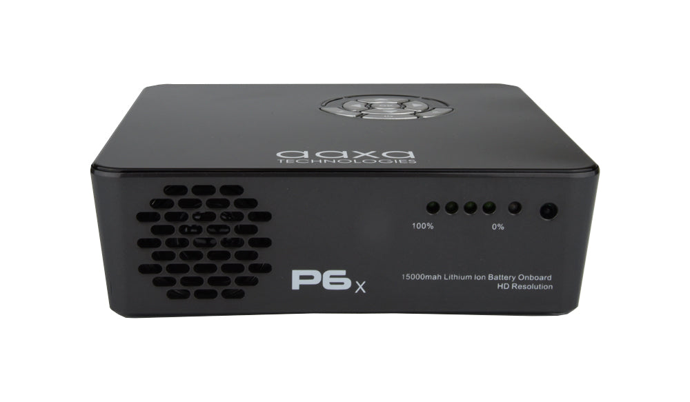 Aaxa Technologies P6X Portable Pico Battery Powered Projector
