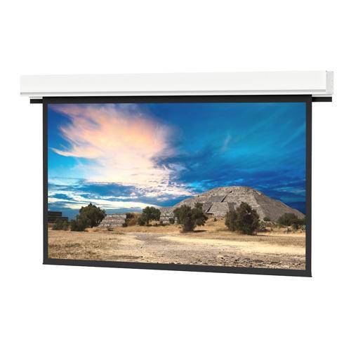 Da-Lite Advantage Deluxe 92" Diag. 45X80 HDTV 16:9 High Contrast Matte White Projector Screen w/ Video Projector Interface