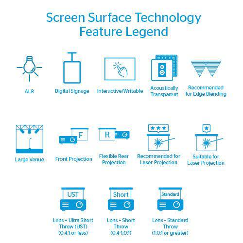 Da-Lite Fast-Fold Truss Replacement Surface ONLY Da-Mat 8-6X14-4 HDTV 16:9 Da-Mat