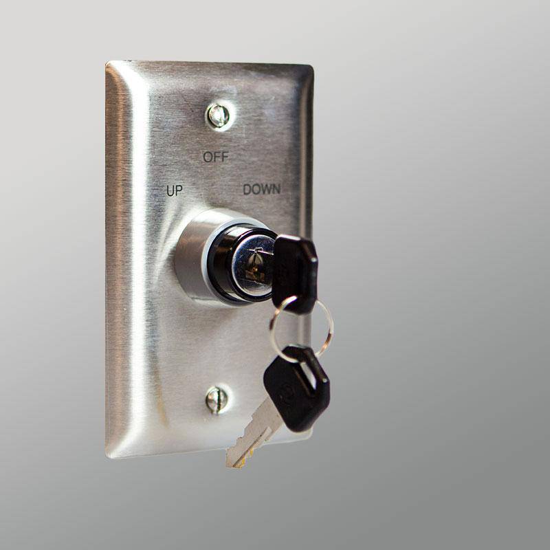 Draper 3-Position (up-off-down) Key Control Switch (maintained) KS-3, 110 V
