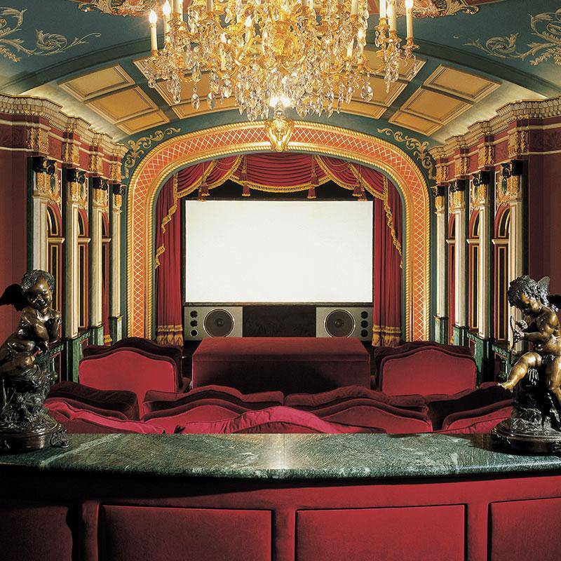 Draper Cineperm, 153", CinemaScope, ClearSound White Weave XT900E Fixed Frame Projector Screen