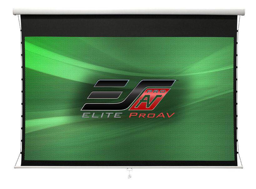 Elite ProAV Manual Tab-Tension Pro, 100" Diag. 16:10, Slow Retract Mechanism Tab-Tensioned Wall Ceiling  Projection Screen, MT100NWX2