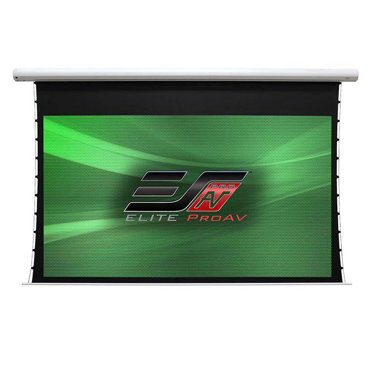 Elite ProAV Saker Tab-Tension 2, 106" Diag. 16:10, Electric Motorized Tab-Tensioned Projection Screen, SKT106NXW2-E12