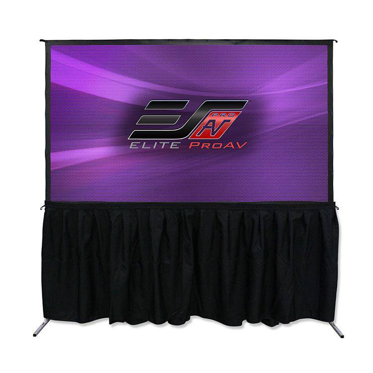Elite ProAV Yard Master Pro 2, 145" Diag. 16:9, Portable Foldaway Movie Home Theater Projection Screen, Front/Rear Projection, OMS145H2-ProDual