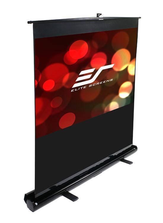 Elite Screens ezCinema  120" Diag. 16:9, Manual Pull Up Floor Rising Projector Screen, Movie Home Theater 8K 4K Ultra HD 3D Ready, 2-YEAR WARRANTY, F120NWH