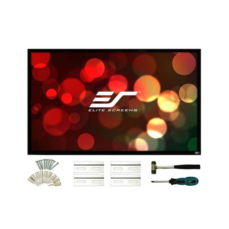 Elite Screens ezFrame 2, 100" Diag. 16:9, Fixed Frame Home Theater Projection Screen, R100H2