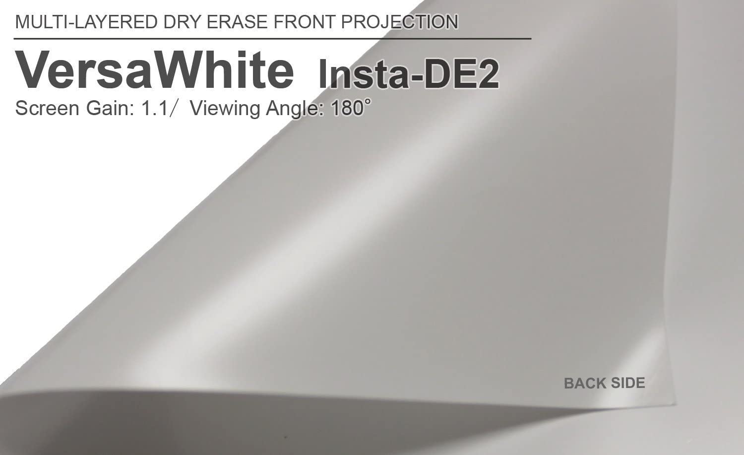 Elite Screens Insta-DE2a Series, 85" Diag. 1:1, Self-Adhesive Dry Erase Whiteboard Projection Screen Film, IWB85SW2A