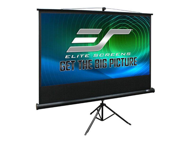 Elite Screens Tripod 100" Diag. 16:9, Indoor Outdoor Projector Screen, 8K 4K Ultra HD 3D Ready, 2-YEAR WARRANTY, T100UWH