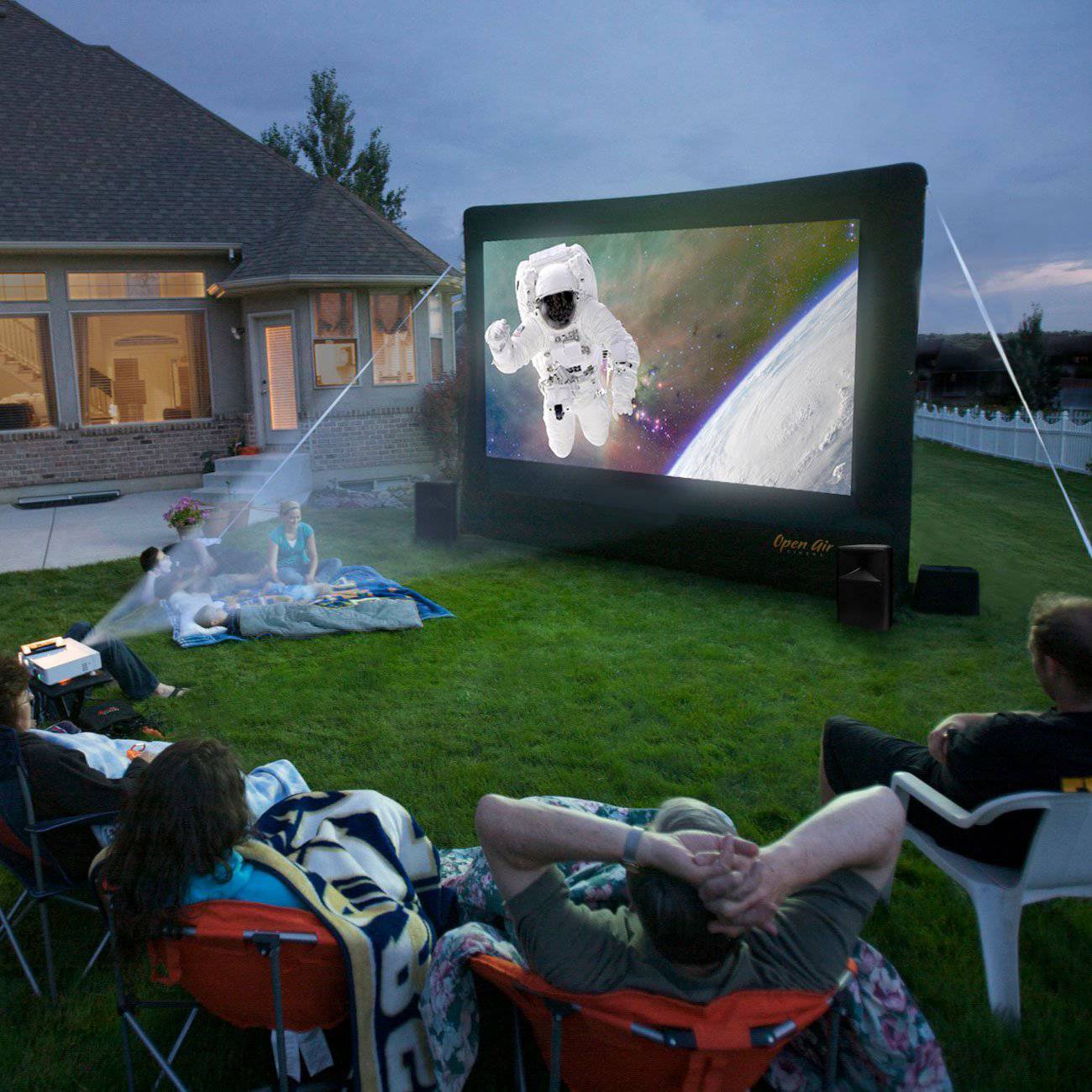 Open Air Cinema H-9 Home Series 9' Inflatable Screen