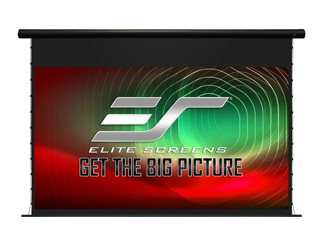 Elite Screens Yard Master Electric Tension CineWhite, 125" Diag. 16:9  Outdoor Electric Motorized Tab-Tensioned Projector Screen